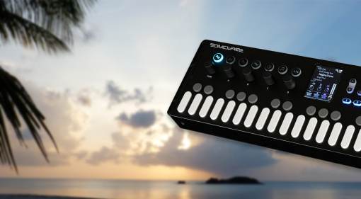 Synthesizer mit Batteriebetrieb