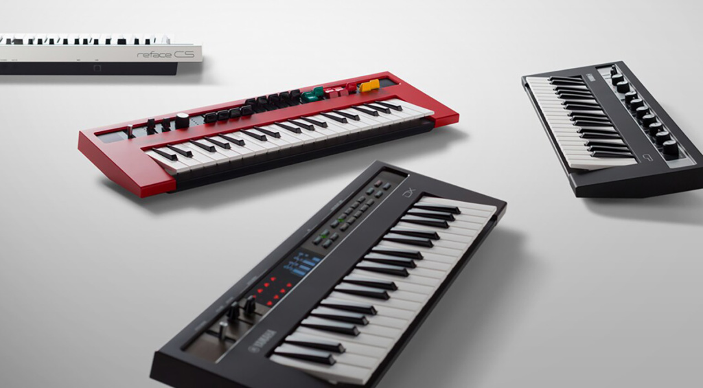 Yamaha reface Synthesizer mit Batteriebetrieb