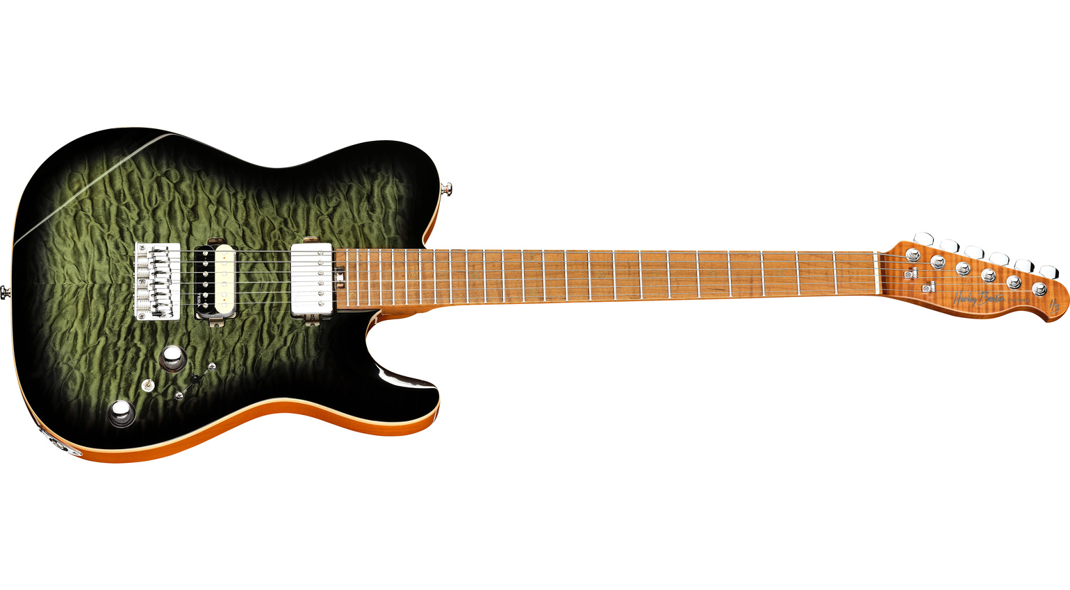  Harley Benton Fusion-T II HH MN HT QBKB 