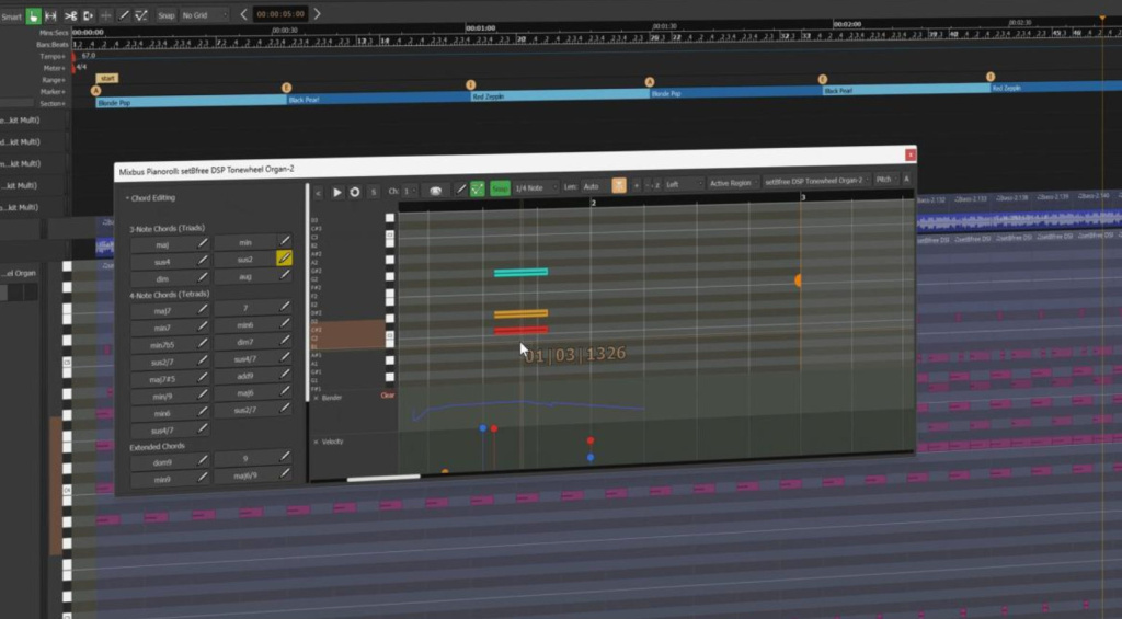 Der Look wurde für Harrison Mixbus 12 überarbeitet, um die DAW übersichtlicher zu machen