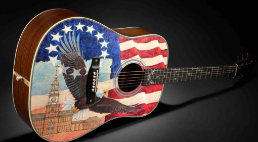 Martin Guitar HD-28 Semiquincentennial: Limitiertes Modell zum 250. Geburtstag der USA