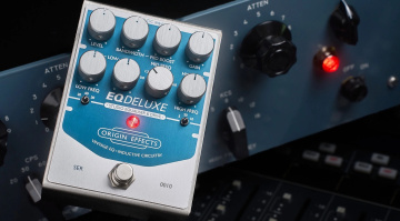 Der Origin Effects EQ Deluxe ist die neueste Brut des britischen Herstellers. EinStudio EQ & Drive Pedal für Gourmets.