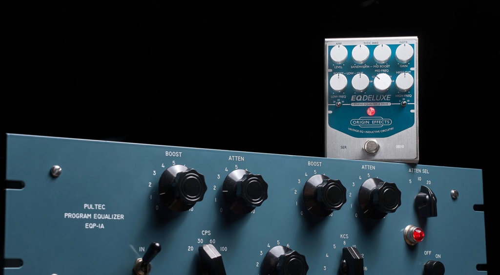 Der Origin Effects EQ Deluxe ist die neueste Brut des britischen Herstellers. EinStudio EQ & Drive Pedal für Gourmets.