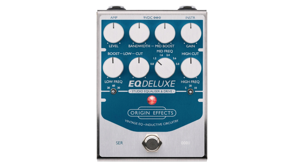 Der Origin Effects EQ Deluxe ist die neueste Brut des britischen Herstellers. EinStudio EQ & Drive Pedal für Gourmets.