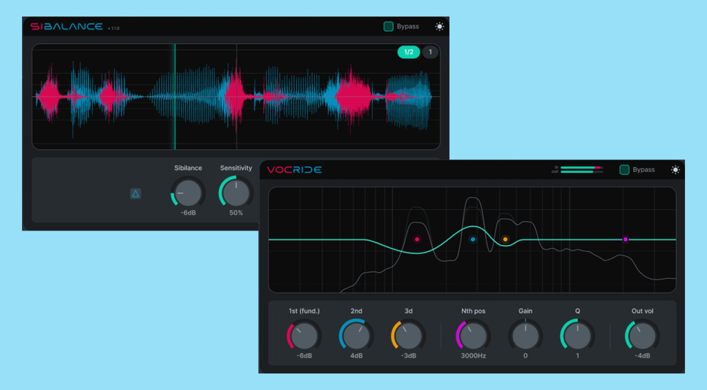 nClear SIBALANCE und VOCRIDE: Zwei kostenlose Vocal-Plugins