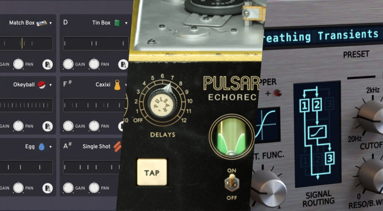 D16 Group, Pulsar Audio, Klevgrand: 3 starke Plugin-Deals für Distortion, Vintage-Echo und Shaker-Percussion