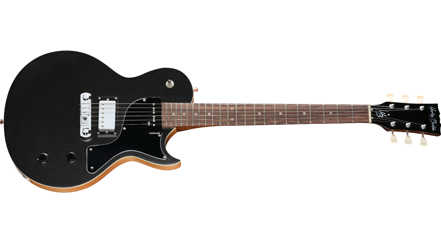Harley Benton SC Special Hybrid Smoke Black Satin Vintage Serie