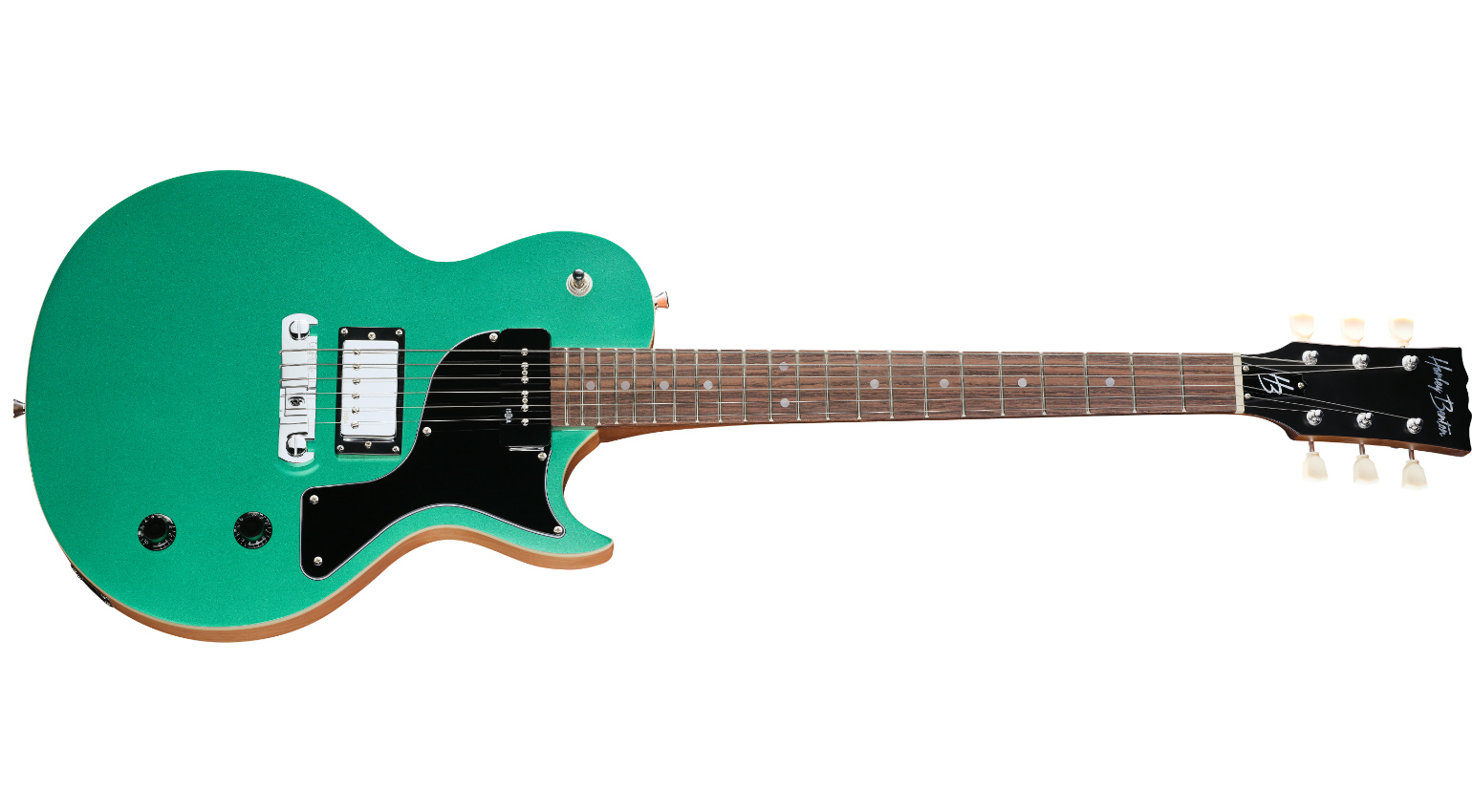 Harley Benton SC Special Hybrid Sherwood Green Metallic Satin Vintage Serie