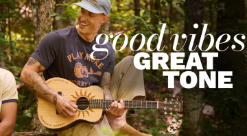 Martin LX2 Life is Good: Positive Energie beim Lagerfeuer-Jam