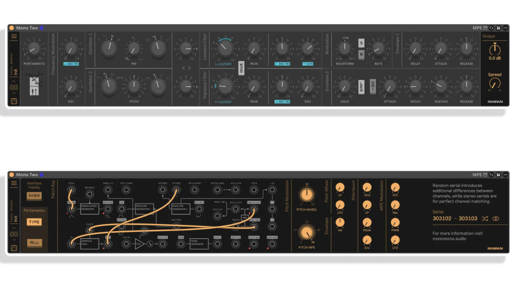 Mono Two: Sounds im Stil des KORG MS-20 mit Max for Live