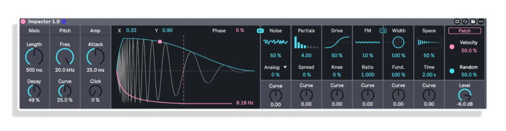 Impactor für Max for Live