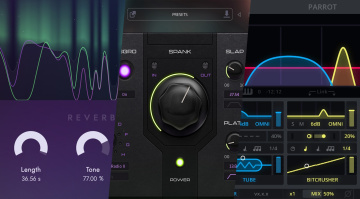Scintillate, VxBx, Parrot: 3 Freeware-Plugins für kreativen Hall, aggressive Vocals und wilde Delay-Experimente