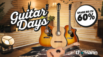 Schnäppchen gefällig? Hier bekommt ihr alle Infos zu den Akustikgitarren-Deals der Thomann Guitar Days 2026.