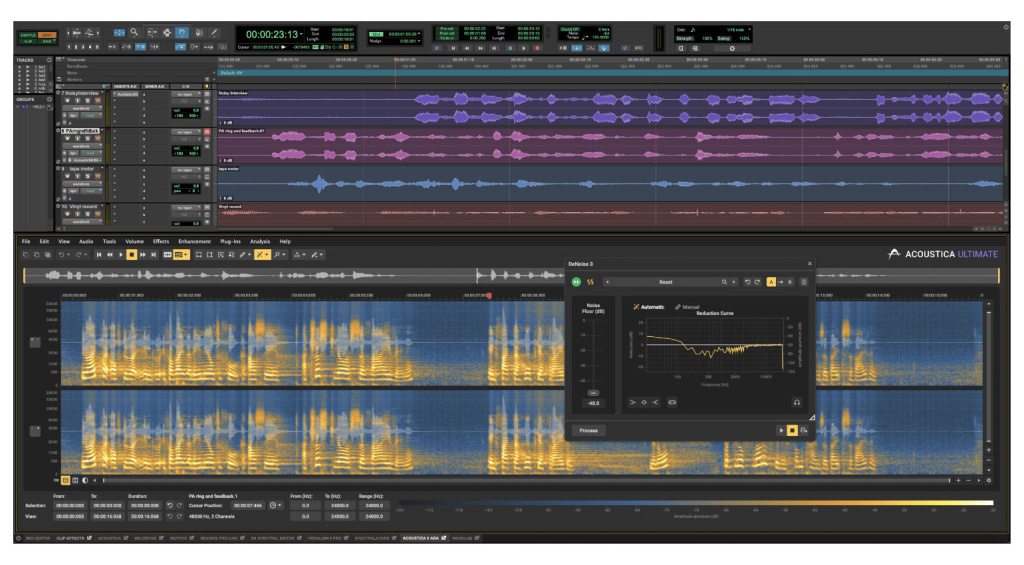 Jede Edition von Acoustica 8 enthält das ARA2-Plugin