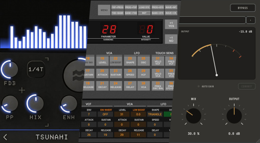 FB3, Clew, Wasser: 3 Freeware-Plugins für Vintage-Hybridsynth, Federhall und flüssige Delay-Experimente