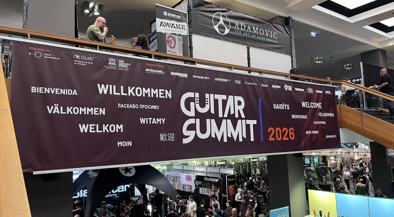 Wir haben für euch die Neuheiten vom Guitar Summit 2026 zusammengestellt. Es gab wieder einige Highlights, Stars und Überraschungen zu entdecken.