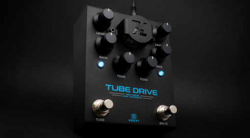 Keeley Tube Drive Twin Triode Dual Overdrive: Der doppelte Overdrive mit Röhre jetzt als Serienmodell!
