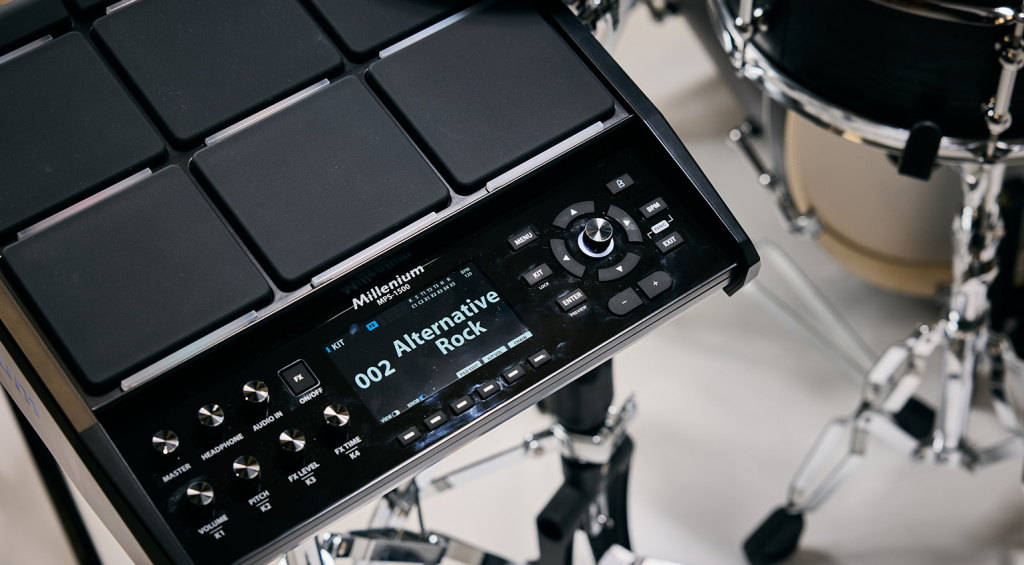 Das Nexus-Modul mit den neun Pads