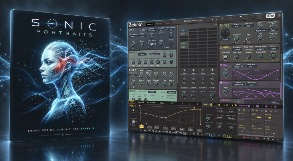 Sonic Portraits von Audio Voltage für u-he Zebra 3