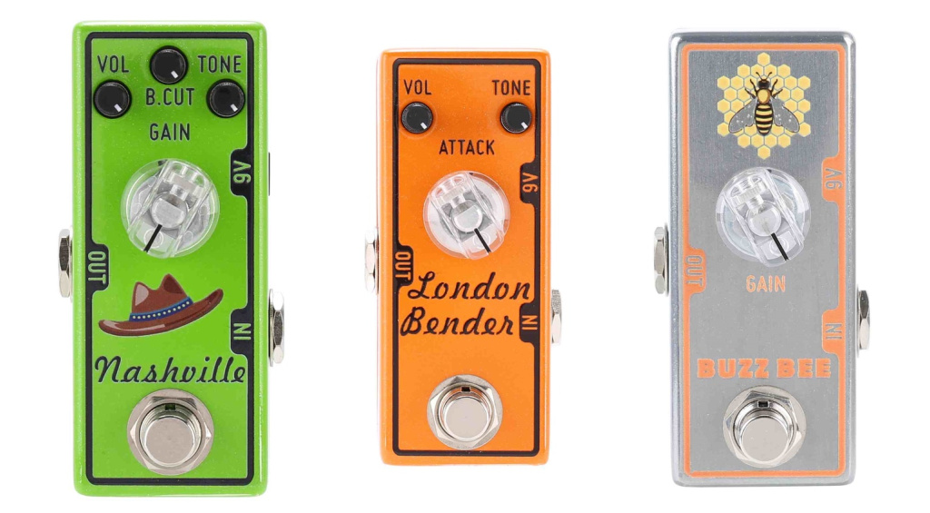 Der Hersteller erweitert seine Pedalsammlung um sieben Neuheiten. Dabei sind die Modelle Tone City Legend, Loong und drei weitere Pedale.