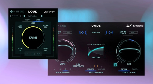 Zynaptiq LOUD und WIDE: Zwei neue Plugins für Mix und Mastering