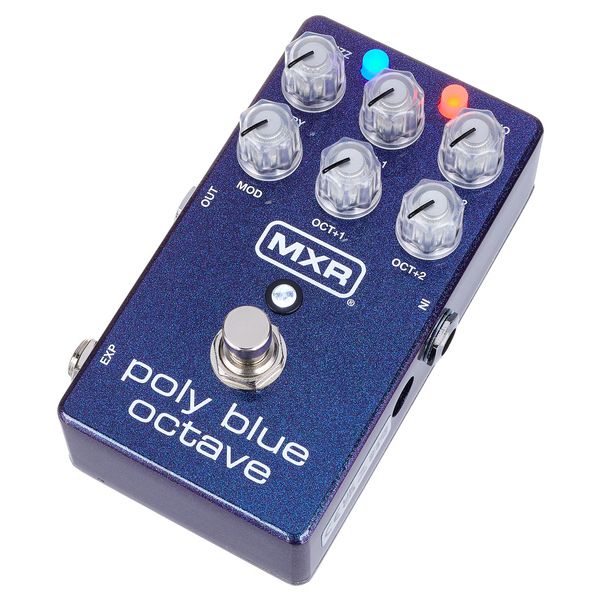 MXR M306 Poly Blue Octave Oktaver-Pedal mit Fuzz und Modulation
