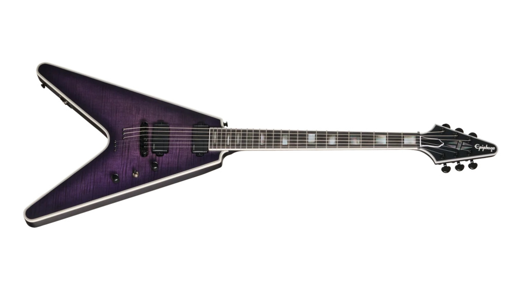 Die Zielgruppe ist bei den neuen Modellen der Epiphone Prophecy-Serie klar definiert. Die Gitarren liefern die perfekte DNA für Metal-Riffs und schnelle Soli.