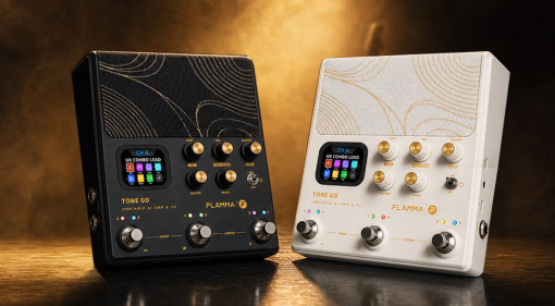 Ihr wollt einen Übungsverstärker, einen Amp-Modeler mit NAM-Support und umfangreiche Multieffekte in einem schicken, kleinen Pedal? Hier ist der Flamma TONE GO!