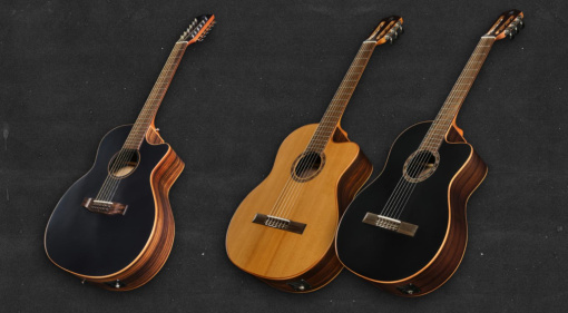 Harley Benton CLG-70SR CE 12, Crossover-CR und Crossover-SR: 3 Akustikgitarren mit Fishman-Preamps