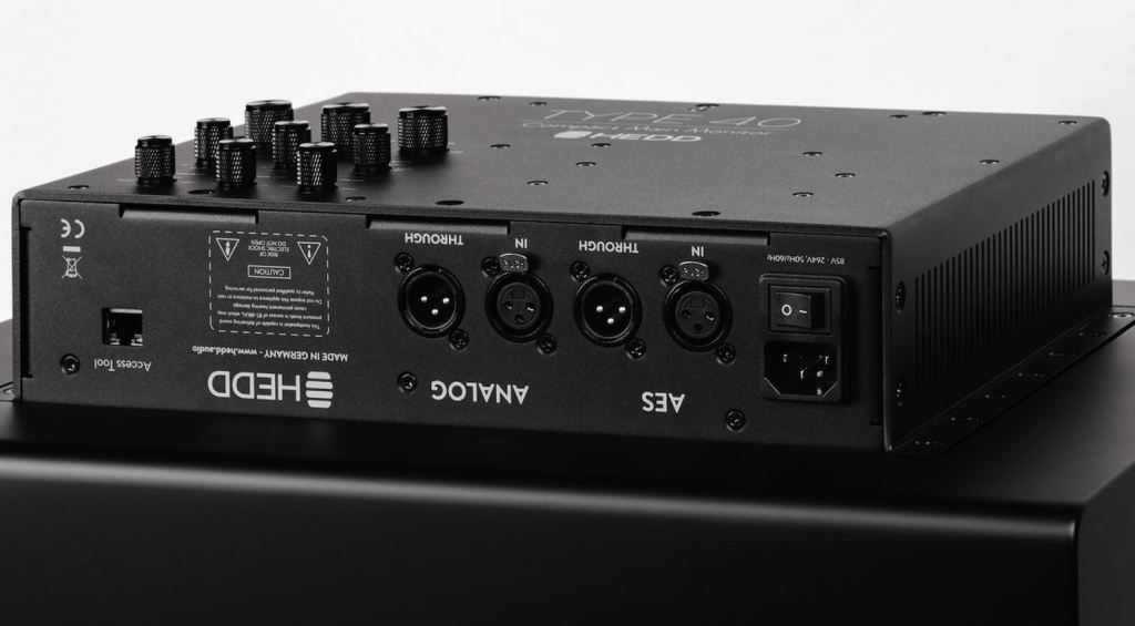 Das I/O-Panel am TYPE 40