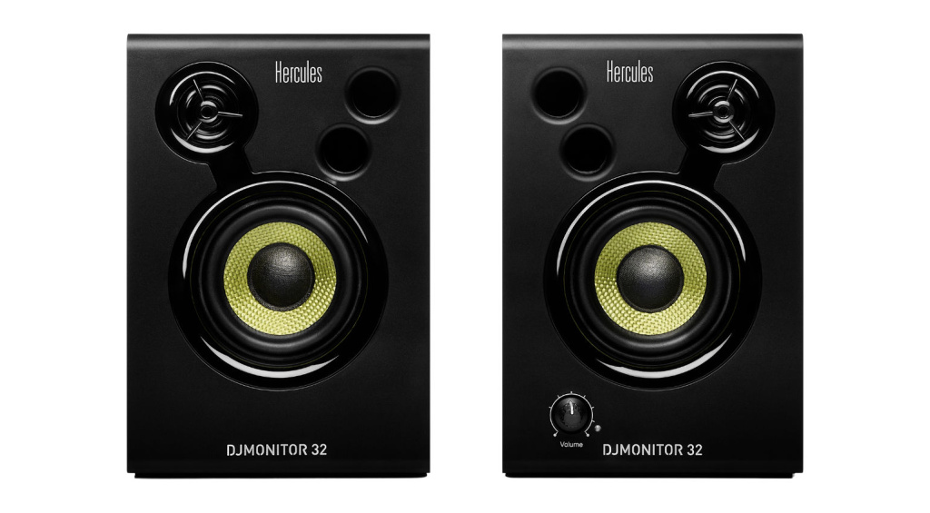 Mit DJMonitor 32 sind auch zwei Lautsprecher dabei