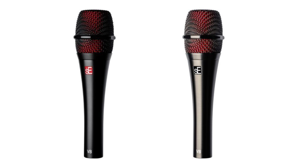 sE Electronics V8 ist in den Farben Graphite Gray und Black erhältlich.
