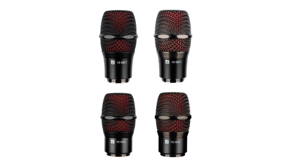 MC1 für Shure‑ und MC2 für Sennheiser‑Funksysteme