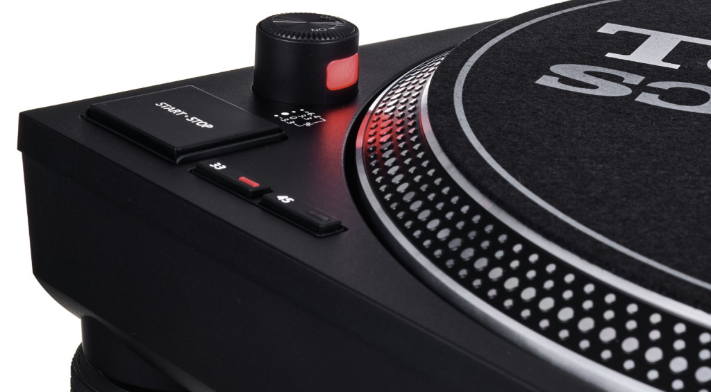 Die linke Seit des Turntables gibt sich klassisch