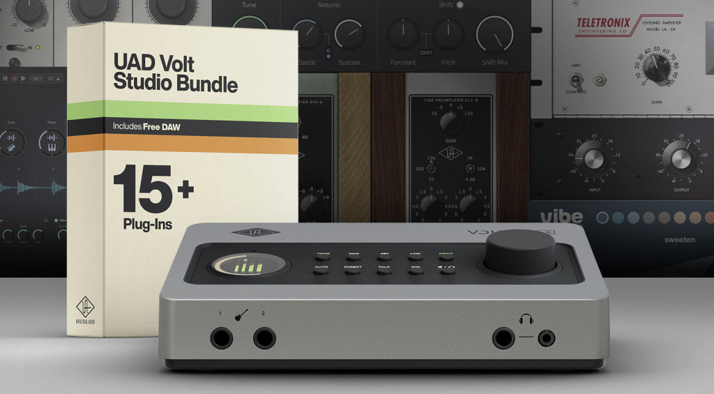 Das UAD Volt Studio Bundle enthält eine Reihe von Plugins sowie die LUNA DAW