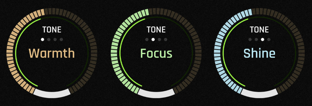 Über Tone-Shaping lässt sich der Sound der Preamps direkt bei der Aufnahme ändern